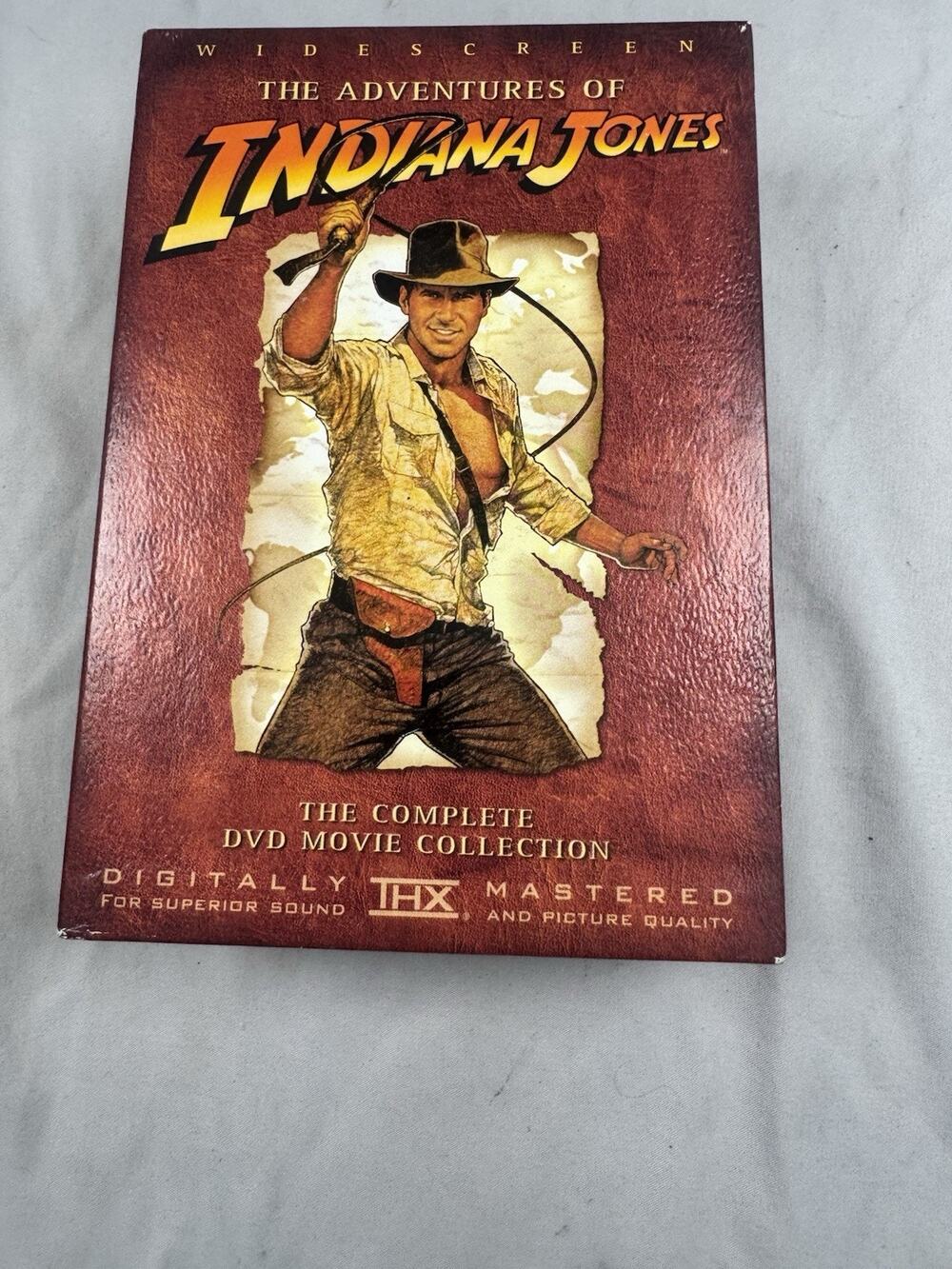 Indiana Jones Complete DVD Collection Widescreen Box Set 4 Discs THX Tested